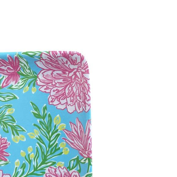 Sigrid Olsen Floral Melamine Appetizer Plates 6in Square Pop of Color 4pc NEW - Picture 6 of 16